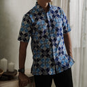 Kawularu - Mandalas Kemeja Batik Pria Premium Lengan Pendek - Mandalas