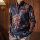 Khandra - Mandalas Kemeja Batik Pria Premium Lengan Panjang - Mandalas