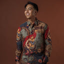 Kharis - Mandalas Kemeja Batik Pria Premium Lengan Panjang - Mandalas