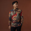 Kharis - Mandalas Kemeja Batik Pria Premium Lengan Panjang - Mandalas