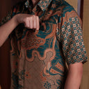 Kuloren - Mandalas Kemeja Batik Pria Premium Lengan Pendek - Mandalas