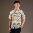 Kunavie - Mandalas Kemeja Batik Pria Premium Lengan Pendek - Mandalas