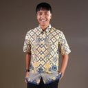 Kunavie - Mandalas Kemeja Batik Pria Premium Lengan Pendek - Mandalas