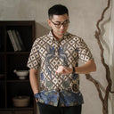 Kunca - Mandalas Kemeja Batik Pria Premium Lengan Pendek - Mandalas