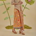Kusuma Jingga - Mandalas Rok Lilit Batik Premium Wanita - Mandalas