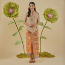 Kusuma Jingga - Mandalas Rok Lilit Batik Premium Wanita - Mandalas