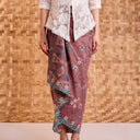 Kusuma Plum - Mandalas Women’s Premium Batik Wrap Skirt - Mandalas