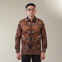 Kutadian - Mandalas Kemeja Batik Pria Premium Lengan Panjang - Mandalas