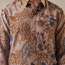 Laksminas - Mandalas Set Sarimbit Couple Kemeja Lengan Panjang dan Rok Batik Premium - Mandalas