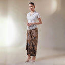 Laksminas - Mandalas Set Sarimbit Couple Kemeja Lengan Panjang dan Rok Batik Premium - Mandalas