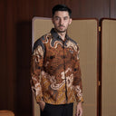Langmas - Mandalas Kemeja Batik Pria Premium Lengan Panjang - Mandalas