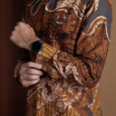 Langmas - Mandalas Kemeja Batik Pria Premium Lengan Panjang - Mandalas