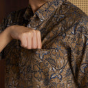 Latibu - Mandalas Premium Men's Short Sleeve Batik Shirt - Mandalas