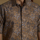 Latibu - Mandalas Premium Men's Short Sleeve Batik Shirt - Mandalas