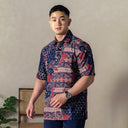 Lautan - Mandalas Kemeja Batik Pria Premium Lengan Pendek - Mandalas