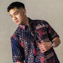 Lautan - Mandalas Kemeja Batik Pria Premium Lengan Pendek - Mandalas