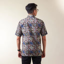 Lavipink - Mandalas Kemeja Batik Pria Premium Lengan Pendek - Mandalas