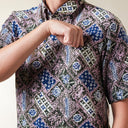 Lavipink - Mandalas Kemeja Batik Pria Premium Lengan Pendek - Mandalas