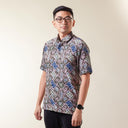 Lavipink - Mandalas Kemeja Batik Pria Premium Lengan Pendek - Mandalas