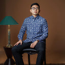 Lavite - Mandalas Kemeja Batik Pria Premium Lengan Panjang - Mandalas