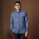 Lavite - Mandalas Kemeja Batik Pria Premium Lengan Panjang - Mandalas