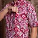 Lekara - Mandalas Kemeja Batik Pria Premium Lengan Pendek - Mandalas