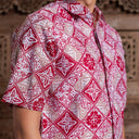 Lekara - Mandalas Kemeja Batik Pria Premium Lengan Pendek - Mandalas