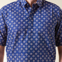 Lenaru - Mandalas Kemeja Batik Pria Premium Lengan Pendek - Mandalas
