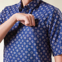 Lenaru - Mandalas Kemeja Batik Pria Premium Lengan Pendek - Mandalas