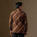 Lerenah - Mandalas Premium Men’s Long Sleeve Batik Shirt - Mandalas