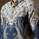 Libis - Mandalas Premium Men’s Long Sleeve Batik Shirt - Mandalas
