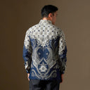 Libis - Mandalas Premium Men’s Long Sleeve Batik Shirt - Mandalas