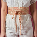 Lili Coral - Mandalas Women's Obi Belt Batik Premium - Mandalas
