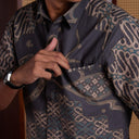 Lirisan - Mandalas Kemeja Batik Pria Premium Lengan Pendek - Mandalas