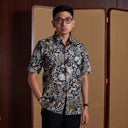 Litodian - Mandalas Kemeja Batik Pria Premium Lengan Pendek - Mandalas