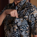 Litodian - Mandalas Kemeja Batik Pria Premium Lengan Pendek - Mandalas