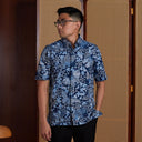 Litoria - Mandalas Kemeja Batik Pria Premium Lengan Pendek - Mandalas