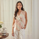 Luna - Mandalas Baju Kerja Atasan Vest Batik Blouse Wanita Modern - Mandalas