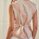 Luna - Mandalas Baju Kerja Atasan Vest Batik Blouse Wanita Modern - Mandalas