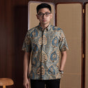 Luveru - Mandalas Kemeja Batik Pria Premium Lengan Pendek - Mandalas