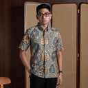 Luveru - Mandalas Kemeja Batik Pria Premium Lengan Pendek - Mandalas