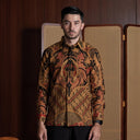 Macaw - Mandalas Kemeja Batik Pria Premium Lengan Panjang - Mandalas