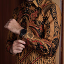 Macaw - Mandalas Kemeja Batik Pria Premium Lengan Panjang - Mandalas