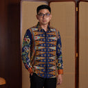 Mahanavi - Mandalas Kemeja Batik Pria Premium Lengan Panjang - Mandalas