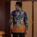 Mahanavi - Mandalas Set Sarimbit Couple Kemeja Lengan Panjang dan Rok Batik Premium - Mandalas