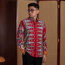 Maharubi - Mandalas Kemeja Batik Pria Premium Lengan Panjang - Mandalas