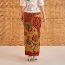 Mahesdara - Mandalas Women's Premium Batik Pleated Skirt - Mandalas