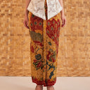 Mahesdara - Mandalas Women's Premium Batik Pleated Skirt - Mandalas