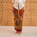 Mahesdara - Mandalas Women's Premium Batik Pleated Skirt - Mandalas