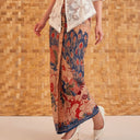 Mahesena - Mandalas Women's Premium Batik Pleated Skirt - Mandalas